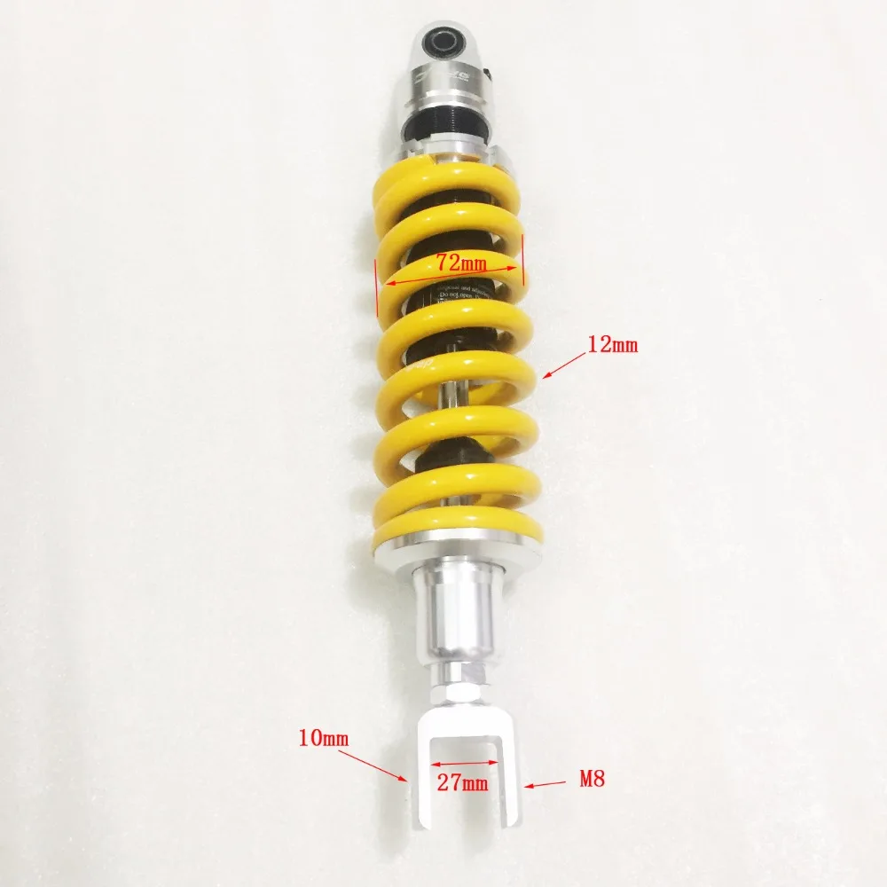 Вилка мотоцикла мм 350 Универсальный 340 скутер амортизаторы задняя подвеска для Honda Yamaha Suzuki Kawasaki BMW ATV