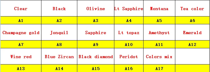 Heart Silver claw A1-A17