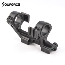 Боковой рельс два винта с пузырьковым уровнем 25,4/30 мм кольцо 20 мм крепление Расширенная рельсовая база для Пикатинни охоты