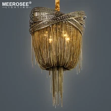 Bronze Aluminum Chandelier Light Italian Tassel Design Chain Lustres Lamp Hanging Lighting for Living room Foyer Bronze Aluminum Chandelier Light Italian Tassel Design Chain Lustres Lamp Hanging Lighting for Living room Foyer