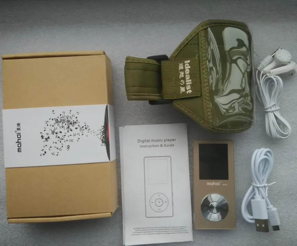 Новый спортивный MP3 плеер с динамиком 8G 80 часов полностью металлический