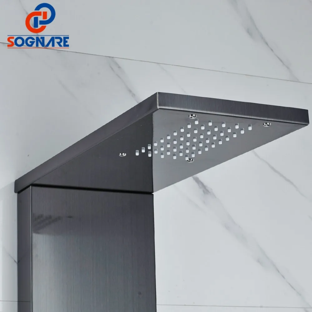 Buy SOGNARE Shower Wall Panels Oil Rubbed Bronze Rain Waterfall Shower