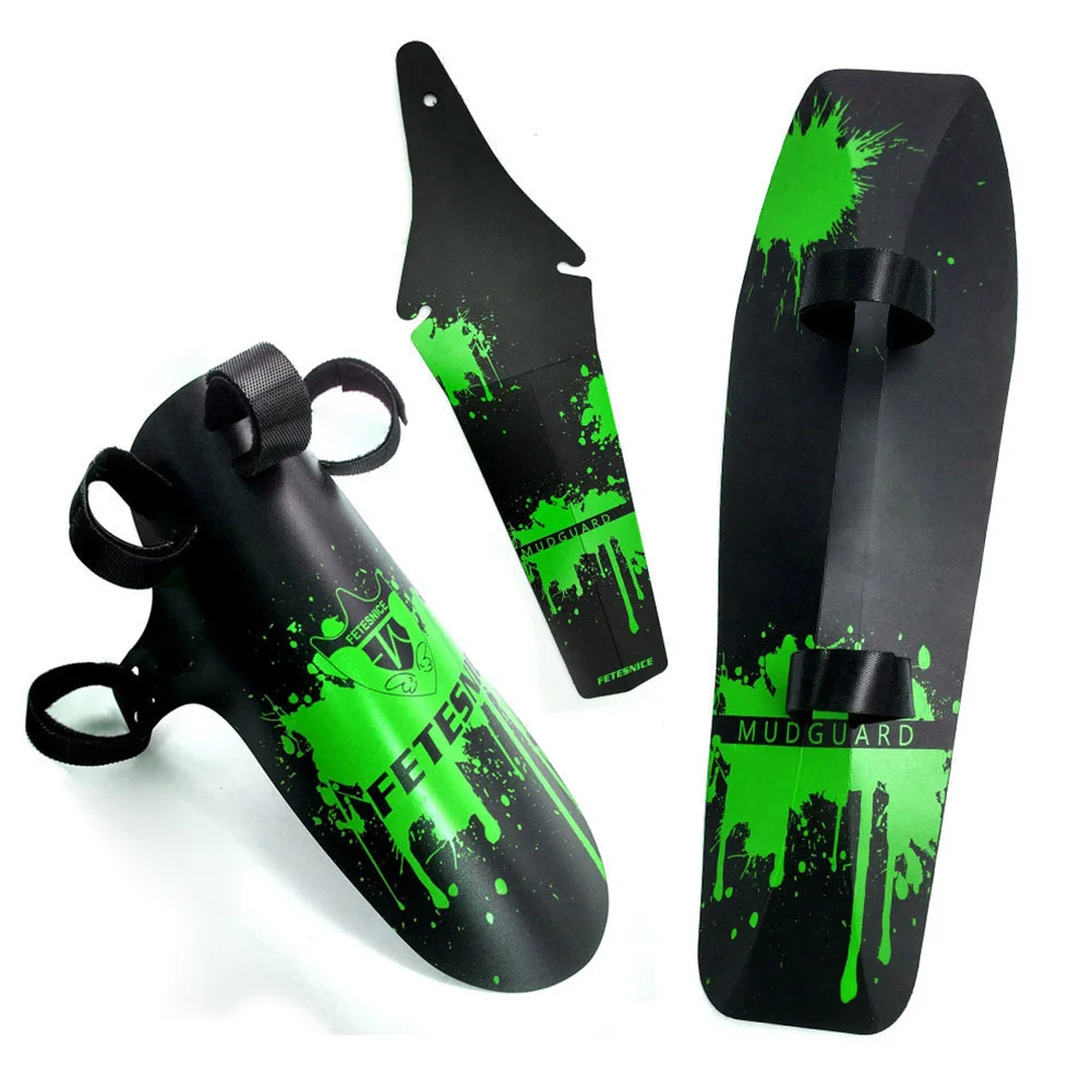 

Mountain Bike Lightweight Bicycle Mudguard Accessories Protective Wings Quick Release Clip-on Front Rear Colorful Cycling