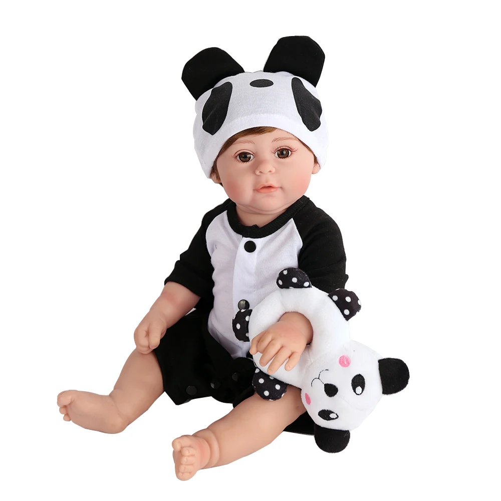 Полный силикон Bebe Reborn Baby Dolls 48 см живая Реалистичная Ванна Playmate 18 дюймов младенец прекрасный Bebe Boneca дети подарки на день рождения