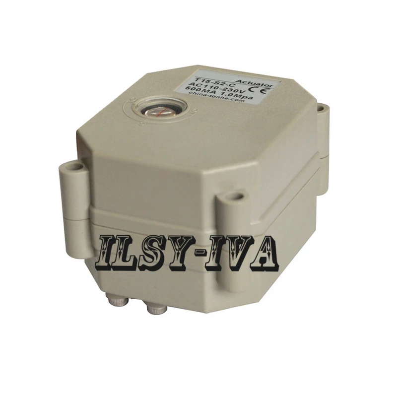 

AC/DC 9~24V A20-C electric actuator with 2Nm torque force for DN15,DN20,DN25 Motorized actuator and position indicator