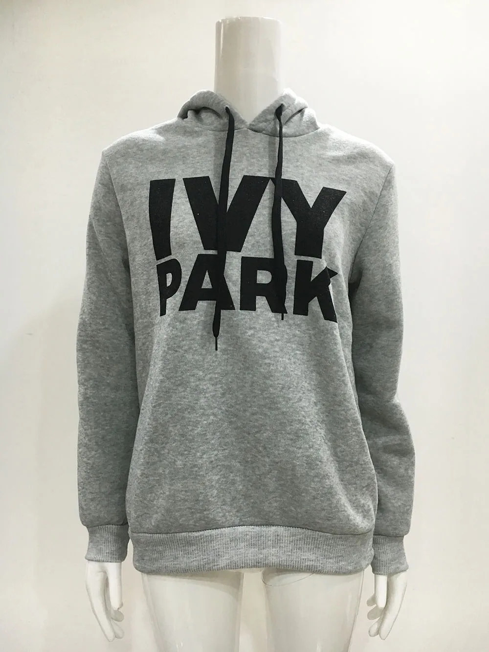 IVY PARK женские толстовки с принтом толстовки с длинными рукавами с капюшоном в Корейском стиле Большие размеры осенние свободные пуловеры женские