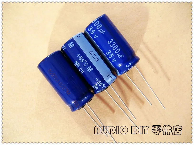 2PCS/10PCS M Series 3300uF 35V 35v3300uf Electrolytic Capacitor | Электронные компоненты и принадлежности