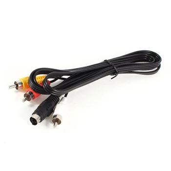 

1.5M 4.9ft 3 RCMale to 4 Pin S-Video Male TV PC Conversion Cable