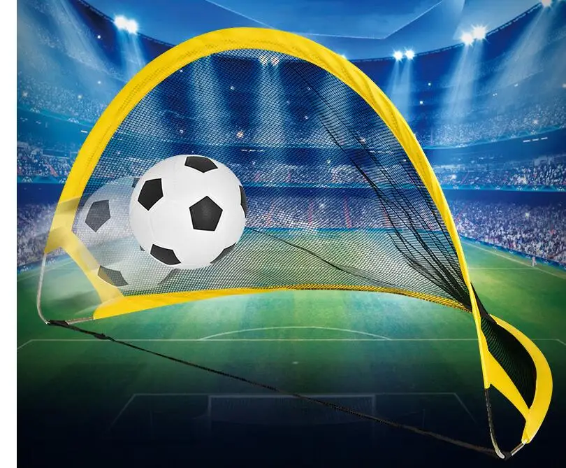 Новый 68 см складной fooball goal дверь Спорт на открытом воздухе для детей милые