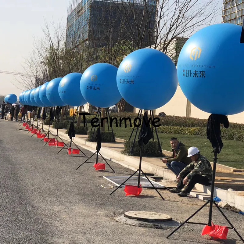 

inflatable tripod balloon display column led lighting inflatable air standing balloon advertising tripod pole