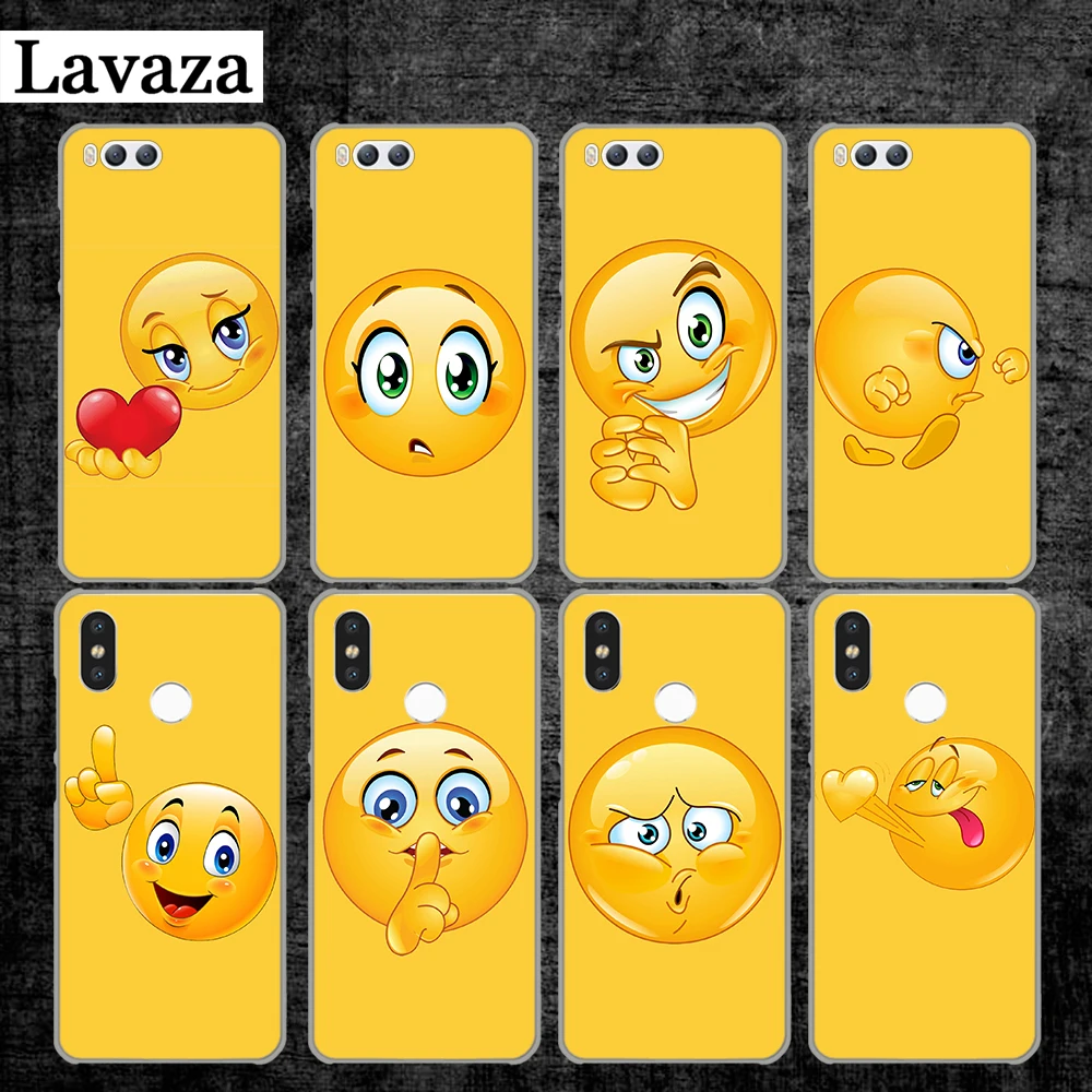 

Lavaza cut emoji Hard Case for Xiaomi MI 5 5S 6 8 9 SE Lite F1 A1 A2 5X 6X Mix 2S MAX 3