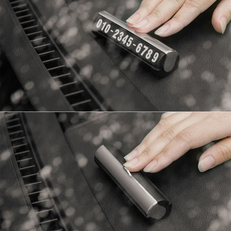 

Car Temporary Parking Card Magnetic Luminous Telephone Number Card Plate Sticker Phone Number Card Car Styling For Auto Products