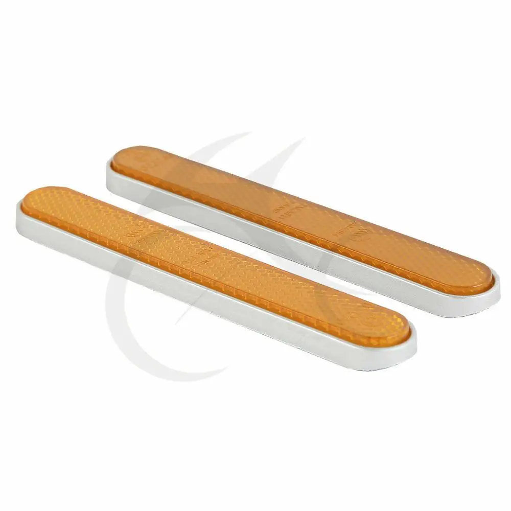 

Motorcycle Rear Mudguard Reflectors For Harley Touring Sportster 883 1200 Softail Fatboy Dyna Road Glide New