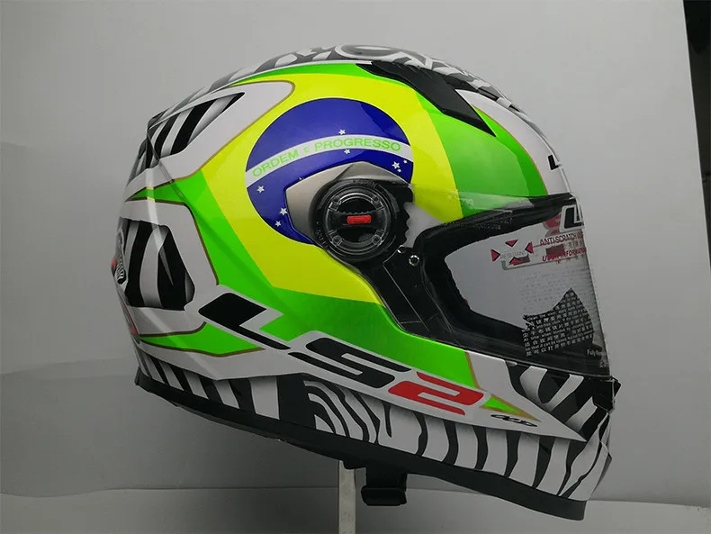 LS2 FF358 Полнолицевой мотоциклетный шлем Casco Moto Man LS2 шлем со съемной и моющейся внутренней накладкой capacete LS2 утвержденный ECE