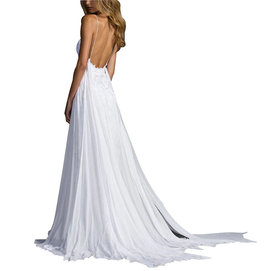 

Women Party Long Lace Dress Sleeveless Strapless Elegant White Dress Sexy Summer Dresses Robe Femme Backless Maxi Dress