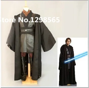 

Free shipping Star Wars Anakin Skywalker Cosplay Costume Black Version