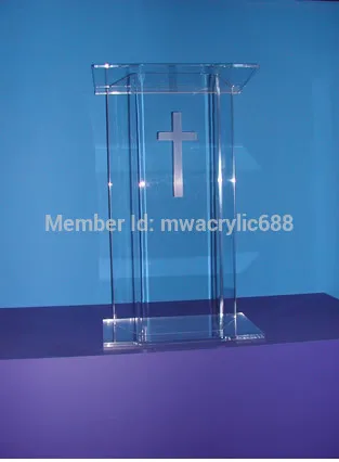 Бесплатная доставка Красивая изысканность цена разумная чистая акриловая подиумная кафедра Бесплатная доставка Красивая изысканность цена разумная чистая акриловая подиумная кафедра