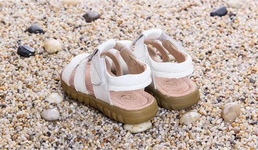 Children's genuine leather sandals-22