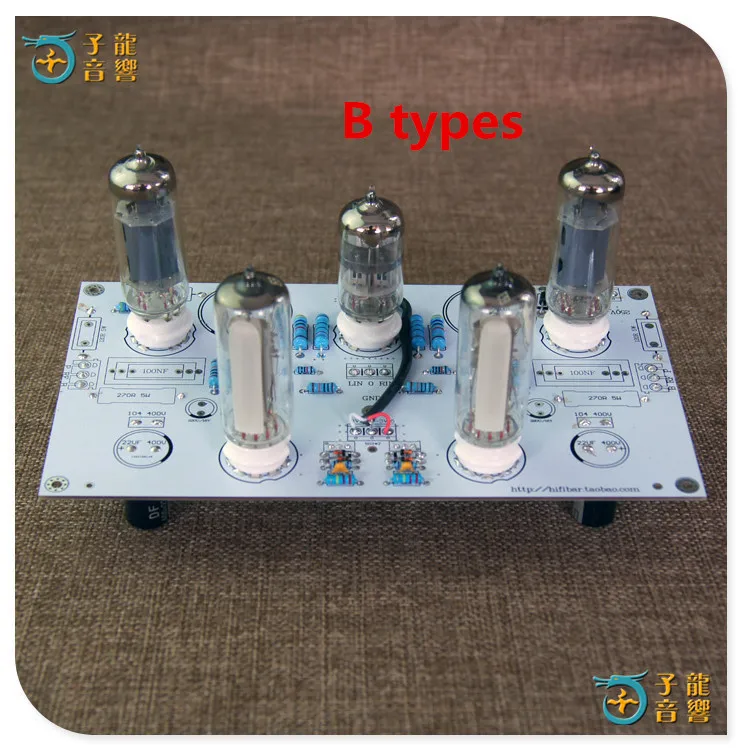 6N2/6N1 6P1 3 Вт* 2 стерео усилитель мощности готовая плата содержит электронный ламповый усилитель платы с индикацией уровня 6E2