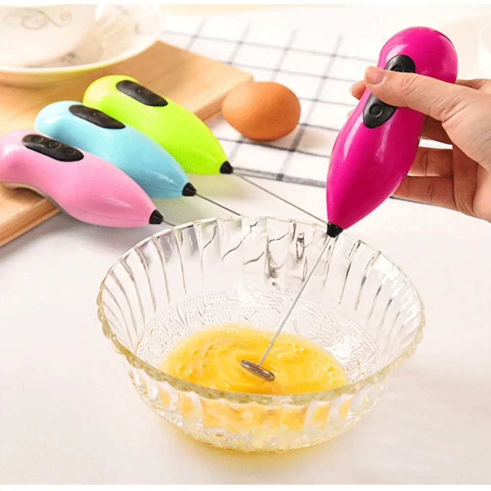 

Stainless Steel Mini Hand-held Electric Whisk Mixer Stirrer Coffee Milk Frother Cream Foamer Stem Egg Beater Stirrer Egg Tools