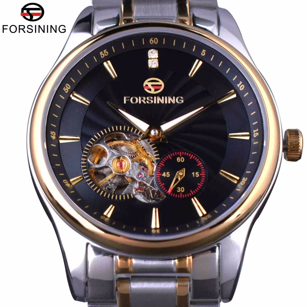 Forsining الكلاسيكية سلسلة الياقوت الكريستال tourbillion 316l ستانلس ستيل للرجال ووتش top ماركة فاخرة التلقائية الميكانيكية ووتش Forsining الكلاسيكية سلسلة الياقوت الكريستال tourbillion 316l ستانلس ستيل للرجال ووتش top ماركة فاخرة التلقائية الميكانيكية ووتش
