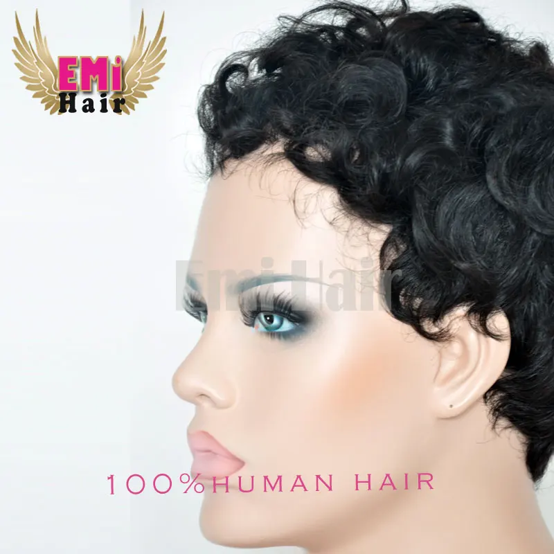Korotkie Kudryavye Volosy Parik Brazilskij Parik Volos Plotno Vyushiesya Chelovecheskih Strich Volosy Parik Samyj Luchshij Pricheska Glueless Ni Parik Dlya Chernokozhih Zhenshin Wig Curl Wig Capwig Base Aliekspress
