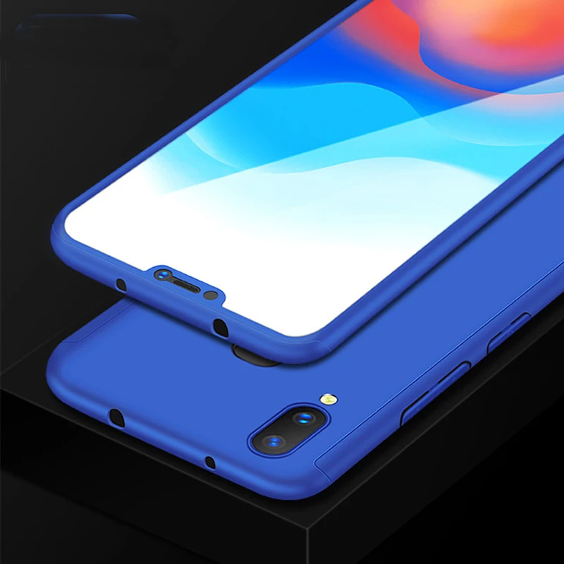 

360 Full Cover for Huawei Y6 2019 Y6 Pro 2019 Honor 20i Honor 10i Case Phone Back Cover Funda with Tempered Glass