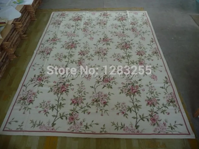 

Needle-point Carpet From China Hand-stitched French Style Woollen Carpet For Carpets Living Room Folk Art Wool Knitting Carpets