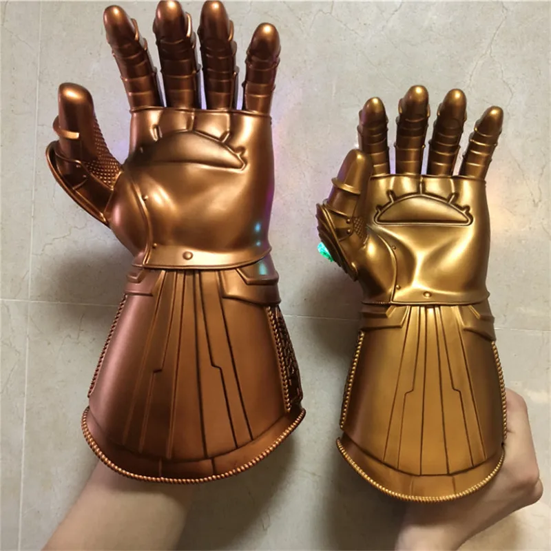 1:1 светодиодный светильник Thanos Gauntlet War cosplay светодиодный перчатки подарок костюм Хэллоуин реквизит