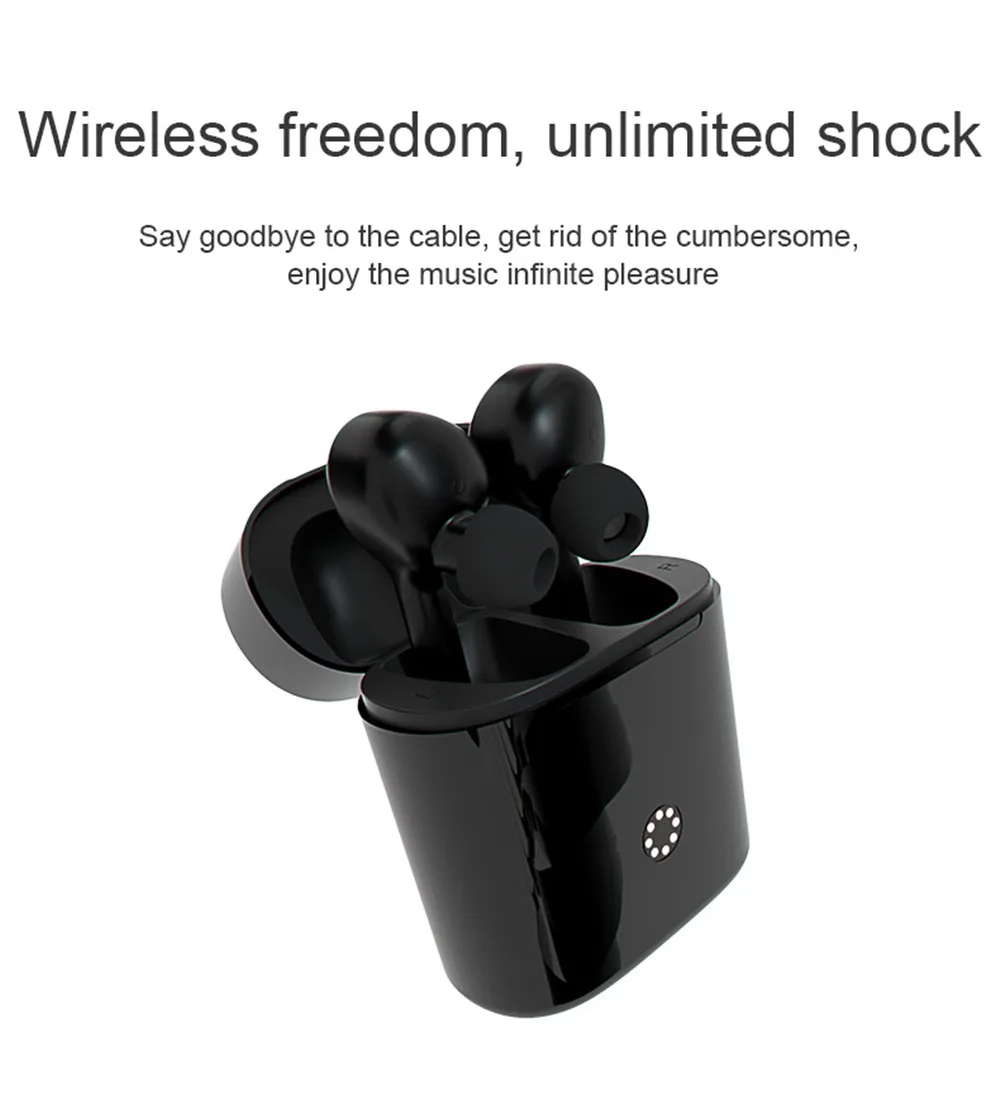Новинка TWS139 Bluetooth наушники с двойным ухом сенсорный настоящий беспроводной Bluetooth 5,0 музыкальный наушник умный AI Assistant Bluetooth наушник