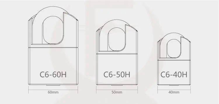 NAIERDI C6H супер B класс замки Tech безопасный Противоугонный замок Rustproof античный бронзовый верхний замок безопасности для домашнего оборудования