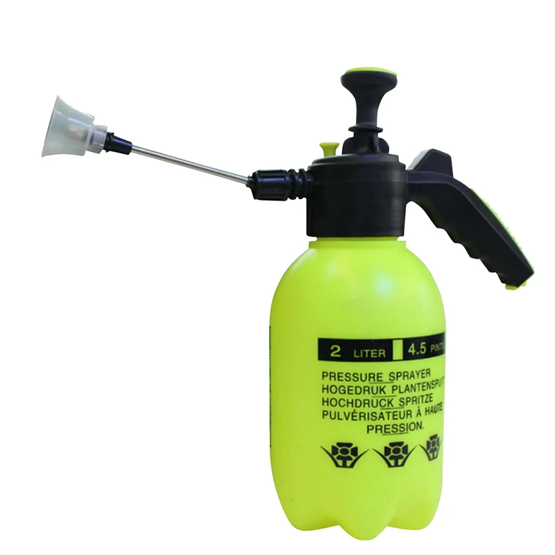2L green long Сифон для сада чайник давление опрыскиватель завод цветы полива может опрыскиватель дома Садоводство инструменты 1,5/2L - Цвет: 2L green long