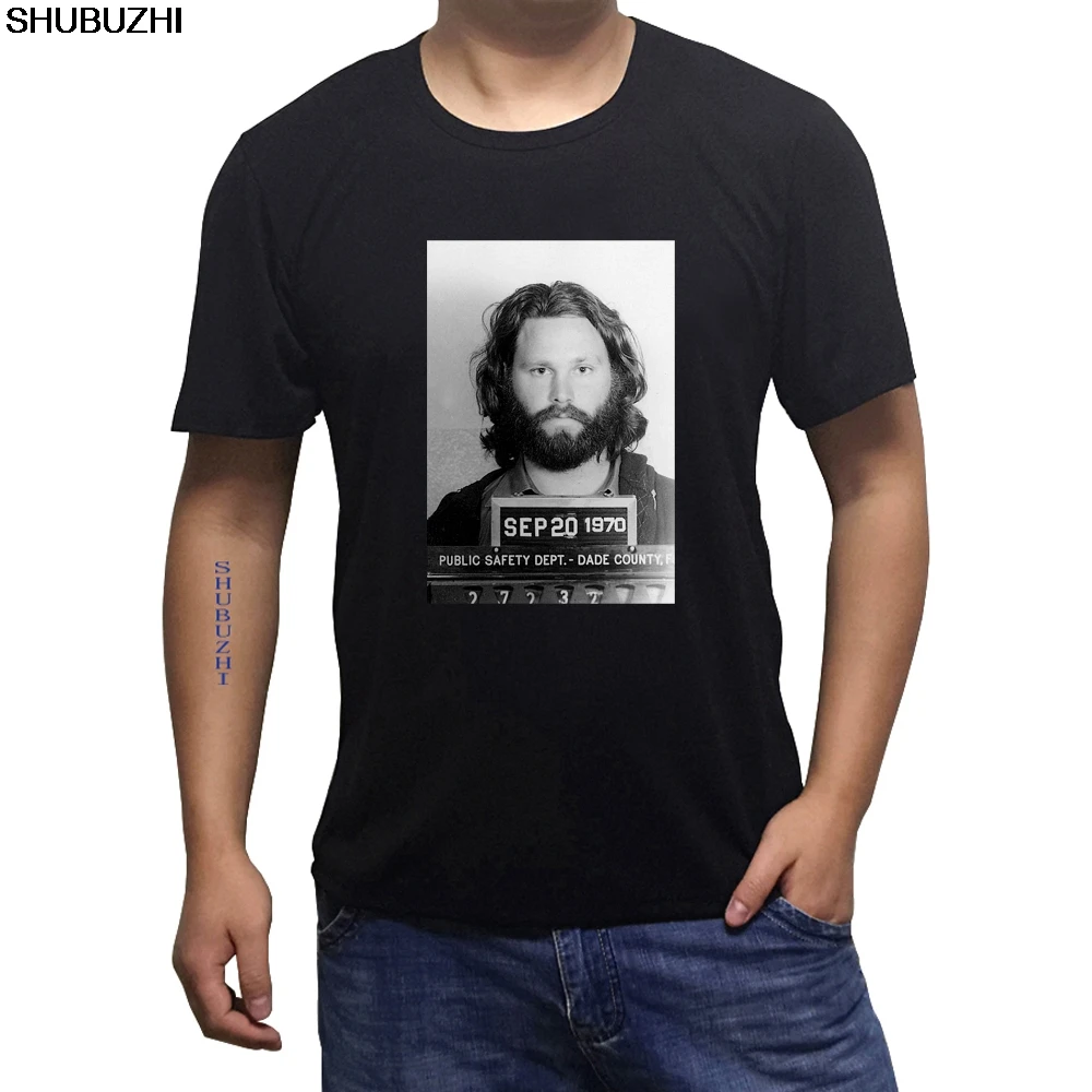 

JIM MORRISON MUGSHOT COOL THE DOORS RETRO IDEAL GIFT DESIGNER COOL MENS TSHIRT sbz1127