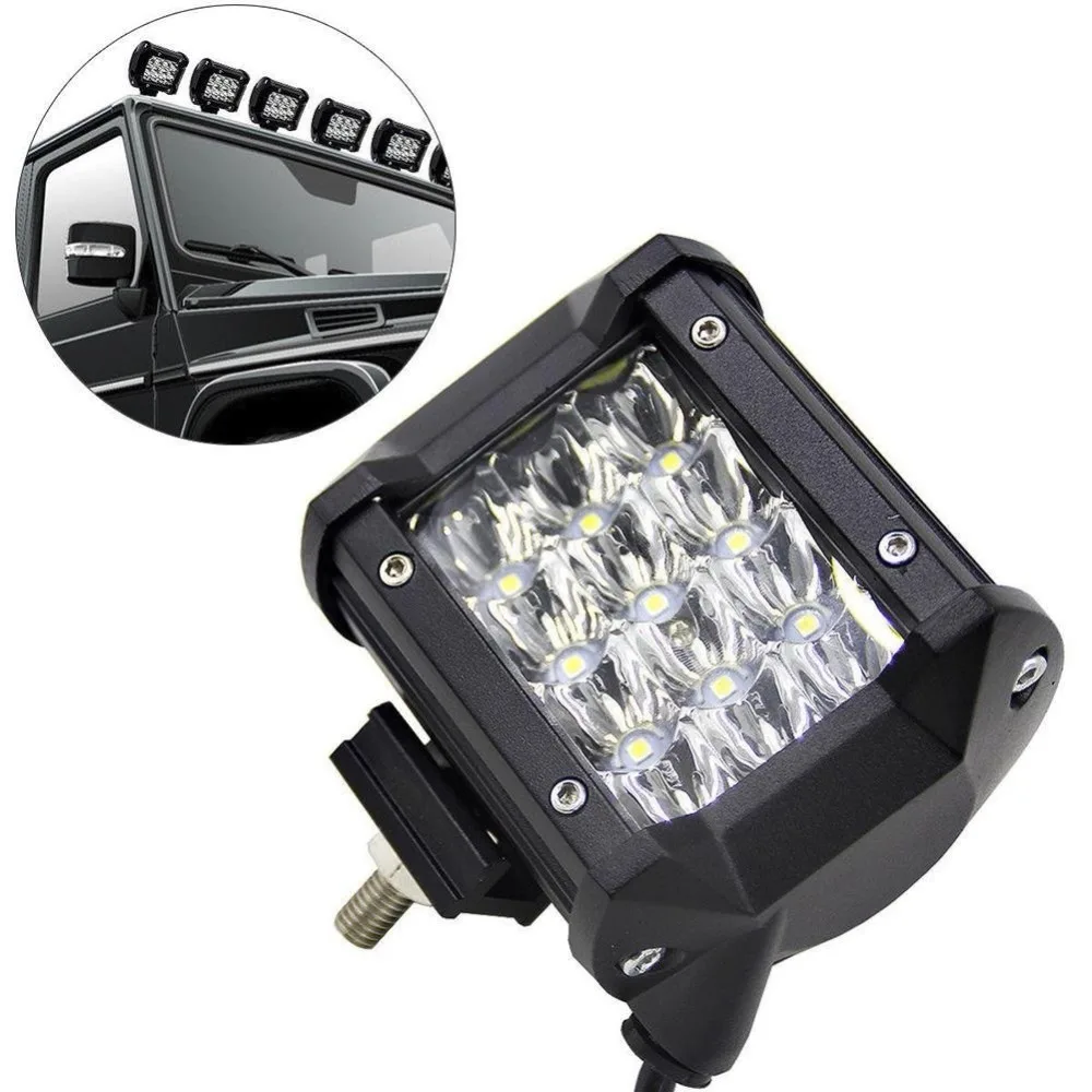 

4 inch 36W LED Work Light LED Car Light Bar Spotlight Driving Fog Lamp for Motorcycle Tractor Boat Offroad 4WD Truck SUV ATV