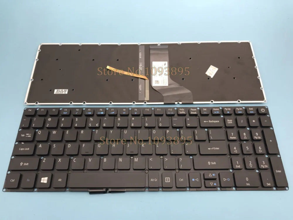 Новая клавиатура для ноутбука Acer Aspire V3-575G V3-575T V3-575TG E5-772G с английской подсветкой |