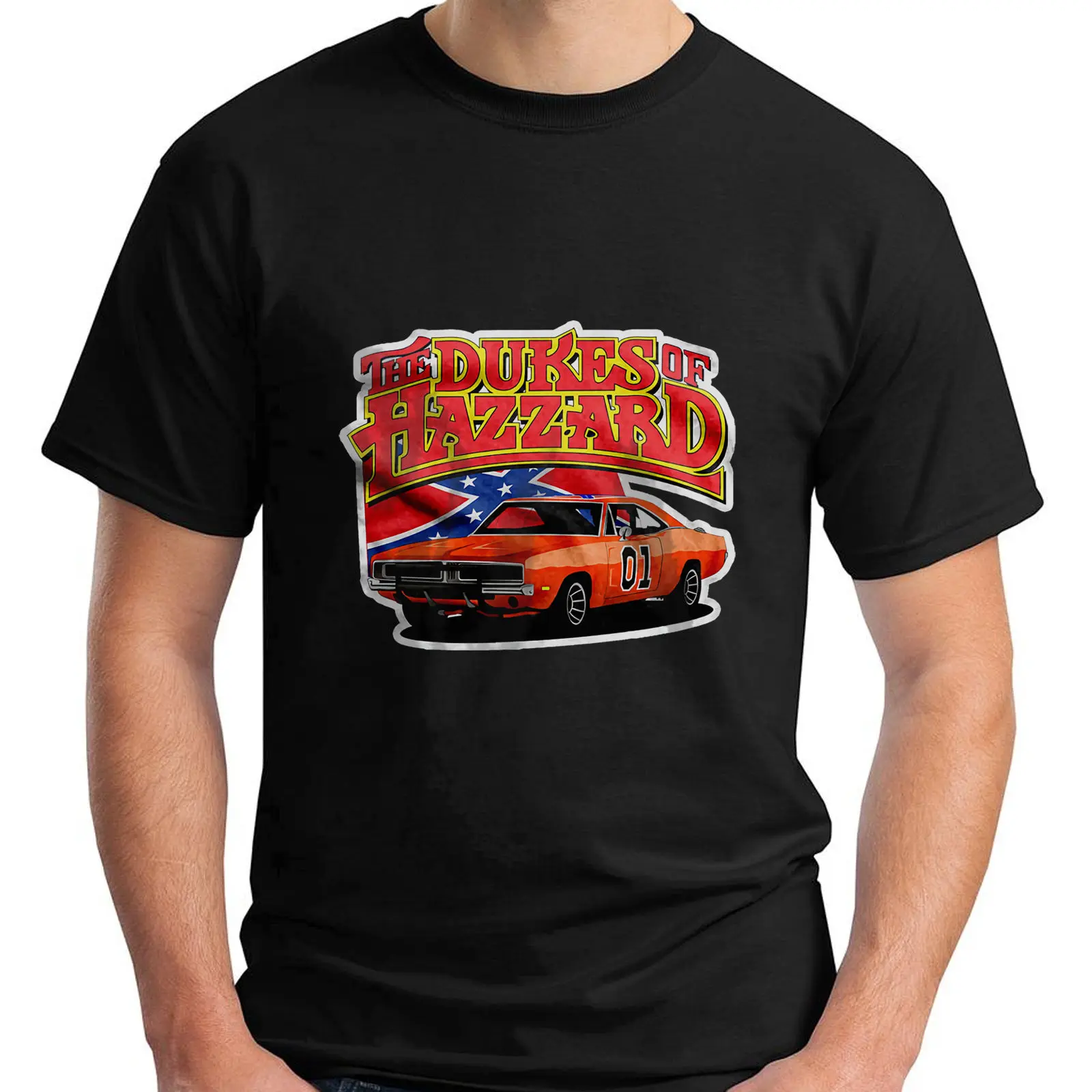 Мужская футболка с коротким рукавом The Dukes of Hazard в стиле ретро S-5XL | одежда