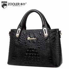 2016 women Genuine Leather Alligator grain handbag fashion brand women bag Luxury Classic Messenger bag high quality tote