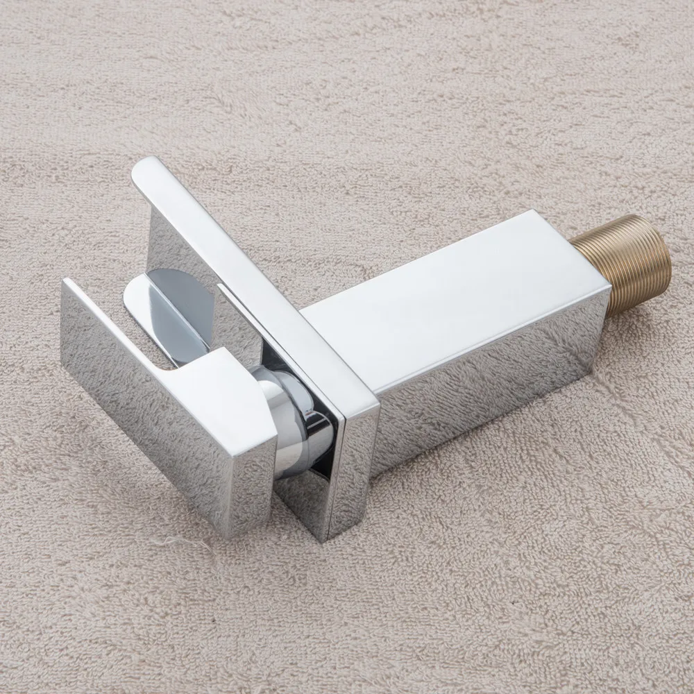 Newly Bathroom Basin Sink Faucet Waterfall Handle Single Hole Mixer Tap Deck Mounted Basin Faucet Torneira Cozinha Mci18
