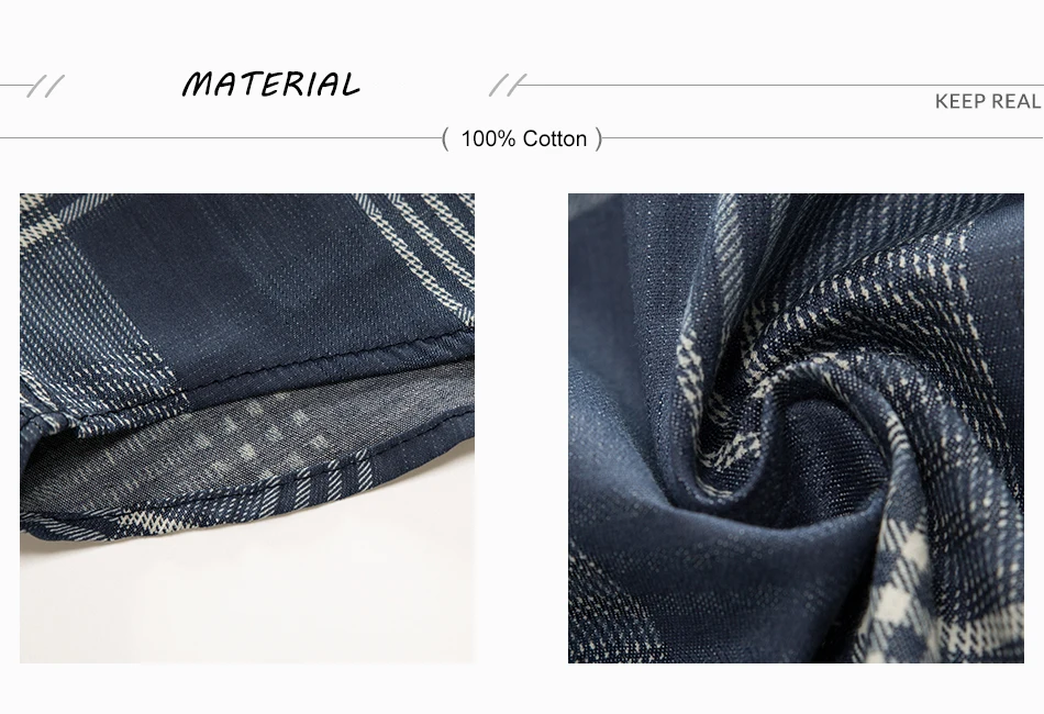 Fredd Marshall 2017 Men Long Sleeve Patchwork Plaid Denim Dress Shirt 100% Cotton Male Business Social Shirts Brand Men Clothing (7)
