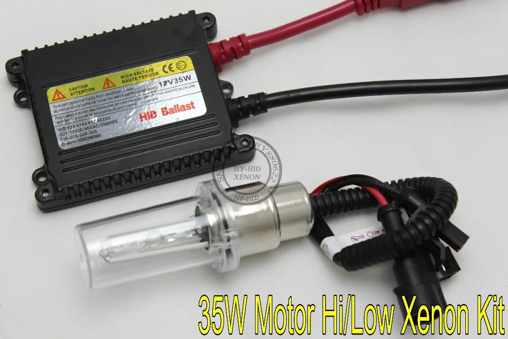 Бесплатная доставка 1 комплект 35 Вт HID для двигателя/мотоцикла велосипеда
