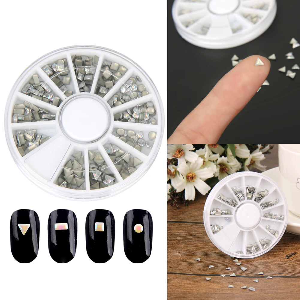 Buy A Wheel Nail Art Tips 3D DIY Fingernail Rhinestones Nail Art Equipment
