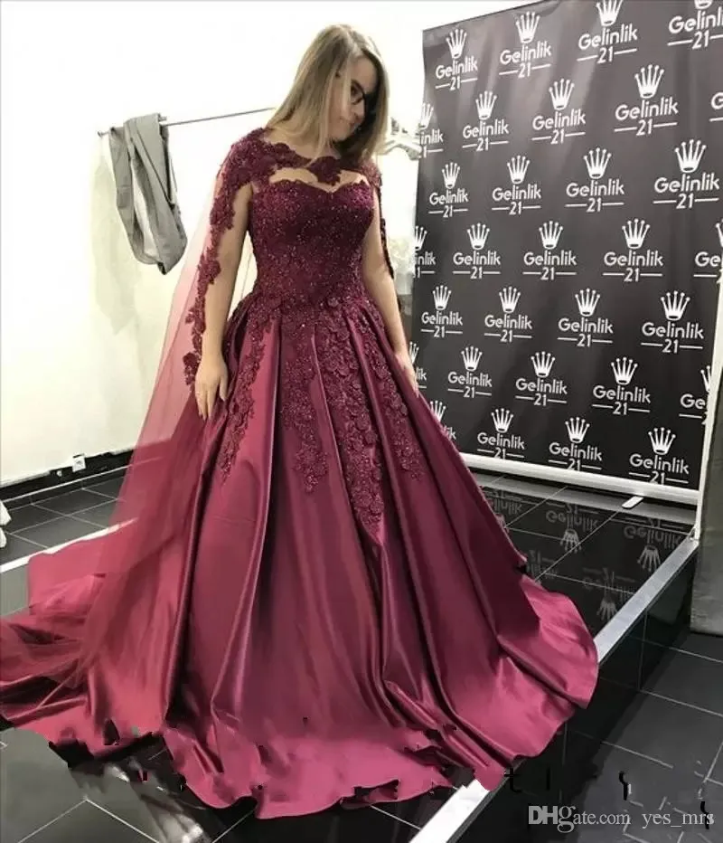 Женское атласное вечернее платье бордовое Кружевное Платье трапециевидного