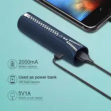 Портативный мини-вентилятор портативный USB Перезаряжаемый 2 в 1 небольшой вентилятор power Bank в форме молнии радиатор вентилятор для ноутбука для наружного использования в помещении