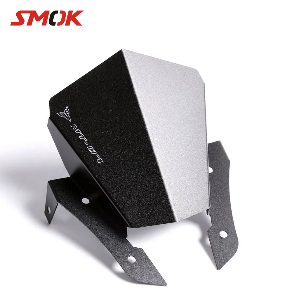 

SMOK Motorcycle CNC Aluminum Alloy Windshield Windscreen Wind Deflector For Yamaha MT-07 MT 07 MT07 FZ-07 FZ 07 FZ07 2013-2017