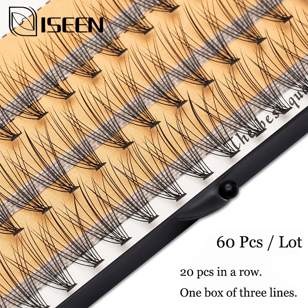 

60pcs Various lengths Natural Soft False Eyelash Extension Deluxe Lashes Fake Eyelashes Fans Popular individual eyelashes makeup