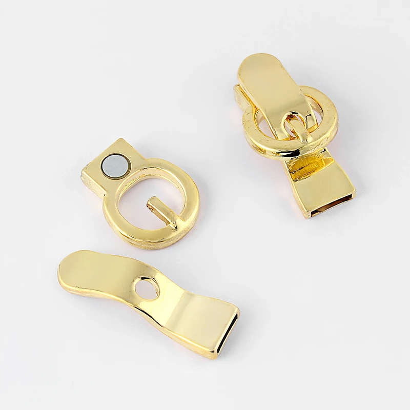 5pcs Buckle Hasp Magnetic Clasp Fit Two Strand 5*2mm Or 10*2mm Flat Leather Cord DIY Bracelet Jewelry Findings Jewelry Findings