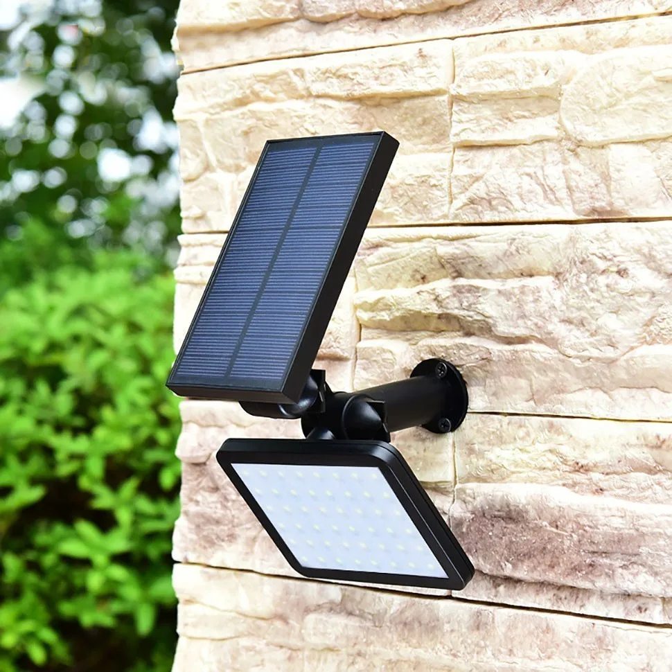 Sensor de Movimento Iluminação ao ar Ip56 à Prova Dcoo Energia Solar Projetor Jardim Gramado Paisagem Lâmpada Livre Dwaterproof Água Pátio Caminho Parede 48led 2 projetor jardim gramado paisagem lâmpada iluminação ao