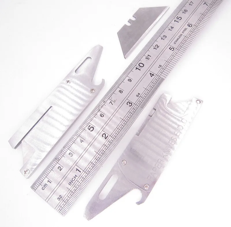 Бритвенный инструмент для букв с несколькими лезвиями посылки Карманный Многофункциональный Универсальный острый пакет многофункциональный нож для бумаг нож резак открытый
