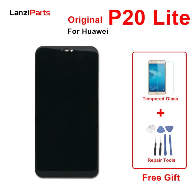Original LCD Display for Huawei P20 Lite Touch Screen with Frame ...