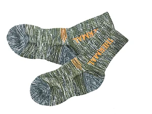 Детские зимние уличные теплые носки цветные быстросохнущие дезодорирующие спортивные плотные Лыжные носки для родителей и детей - Цвет: army green
